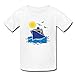 Personalized Short-sleeve Cruise_sea_boat_sailing Kids T-shirts
