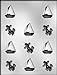 CK Products Anchor and Sail Boat Chocolate Mold