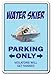 WATER SKIER ~Sign~ parking skiing waterskier boat gift