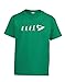 ShirtLoco Boys Evolution Of Man To Stand Up Jetski Rider Youth T-Shirt, Kelly Green Extra Large