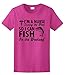 Nurse Gift So I Can Fish on the Weekend Fishing Ladies T-Shirt Medium Hlcna