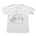 AWSY Men's DeFever Yacht T Shirt X-Large White