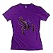 HX-Kingdom Women's Casual T-shirt - StarCraft Scorpion Purple Size XS