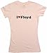 I Heart Love Floyd Women's Babydoll Tee Shirt Large-Pink
