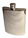 Pewter Hip Flask Made in Engand - 6oz ; for All Liquor - Whiskey, Rum, Brandy ; Best Luxury Gift for Groomsmen, Fathers Day, Grooms, New Dads
