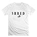 Cotton Medium Custom Wakeboard,shred,wakeboarding,water,boat T Shirts For Men O-neck White