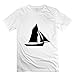 FZZS Men's Sailboat T Shirt White