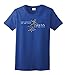 What Happens On the Boat Stays On the Boat Ladies T-Shirt XL Royal