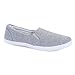 Twisted Women's Lex Classic Canvas Double Gore Slip-On Sneaker - H.GREY, Size 10