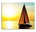 Mousepads Yacht sail against sun light Holiday lifestyle on yacht during the sea sunset IMAGE 18534957 by MSD Mat Customized Desktop Laptop Gaming Mouse Pad