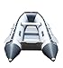 Newport Vessels 9-Feet 6-Inch Del Mar Inflatable Sport Tender Dinghy Boat - USCG Rated (White/Gray)