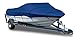 Budge Ripstop Boat Cover fits Fish and Ski Boats / Pro Style Boats B-1600-X4 (16' to 18.5' Long, Blue)