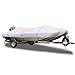 Budge 150 Denier Boat Cover fits V-Hull Runabouts / Bass Boats B-150-X3 (14' to 16' Long, Silver)