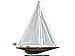 Handcrafted Nautical Decor Endeavour 2 Sailboat, Limited Edition, 27