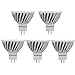 HERO-LED MR16 GU5.3 12V 4.8W Bi-Pin Base LED Halogen Replacement Bulb, Flood Bulb For Landscape Lighting, Pendant Lights, Recessed and Track Lighting in Residential, Commercial, RV, Marine, Boat and Yacht Applications, 120 Degree Beam Angle, 50W Equivalent, 5-Pack, Cool White 6000K