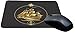 Rikki KnightTM Gold Sailboat Emblem Design Lightning Series Gaming Mouse Pad