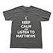 Goldfish Men's Summer 100% Cotton Dave Matthews T-Shirt DeepHeather US Size S