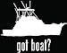 Got Boat Sailing Sailboat Car Truck Window Bumper Vinyl Graphic Decal Sticker- (15 inch) / (38 cm) Wide MATTE WHITE Color