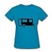 North Women Custom Trailer Trash Short Sleeve Blue T-shirt X-large Size