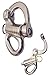 Stainless Steel 316 Fixed Eye Snap Shackle 2-5/8