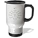 3dRose Diagram of Points for a Sailboat Travel Mug, 14-Ounce