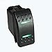 Enjoy_buy100 Waterproof MARINE BOAT CAR Rocker Switch 12V SPDT ON-OFF-ON 4 PIN Green LED Light