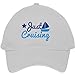 New Fashion Just Cruising Star And Sailboat Baseball Cap Snapback Hats Adjustable Hat
