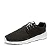 Adi Mens Breathable Comfortable Lace-Up Running Shoes,Walk,Beach Aqua,Outdoor,Exercise,Athletic Sneakers EU40 Black