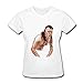 WANXIN Women's Tool Maynard James Keenan Poor Portrait T-shirt Size M White