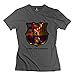Fire-Dog Women's Futbol Club Barcelona Messi T-shirt Size M DeepHeather