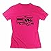 Cotton Medium Custom Trailer T Shirts For Women O-neck Pink