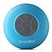 SoundBot® SB510 HD Water Resistant Bluetooth 3.0 Shower Speaker, Handsfree Portable Speakerphone with Built-in Mic, 6hrs of playtime, Control Buttons and Dedicated Suction Cup for Showers, Bathroom, Pool, Boat, Car, Beach, & Outdoor Use (Blue)