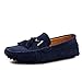 TDA Men's New Tassel Suede Driving Loafers Penny Boat Shoes