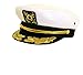 Dorfman Pacific Unisex Classic Nautical Captains Sailing Hat