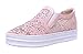 Lesrance Women's Lace Water Bricks Loafers Color Pink Size 8