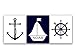 UNFRAMED PRINTS (CHOOSE YOUR SIZES) - Nautical Wall Art, Personalized Kids Name Art, Nautical Nursery Art Print, Sailboat Nursery Decor, Navy Nursery Art - KIDS37