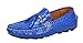 Serene Mens Fashinon Unisex Slip-On Moccasin Boat Loafers (9 D(M)US, Blue)