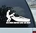 NO FREE RIDES decal for Speedboat Speed Boat Jet Ski Cigarette Cafe Racer Decal