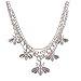 SunIfSnow European and American Style Bees Pure Copper Zinc Alloy NecklaceSilver