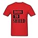 Xxx-large Speacial Men T-shirt Wakeboard,shred,wakeboarding,water,boat By Steramirez Red