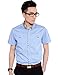 SSLR Men's Summer Sailboat Printed Short Sleeve Shirt (Small, Blue)
