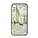 Sailboats, Regatta In Argenteuil By Claude Monet Black iPhone 5 Case