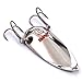 Hisea Fishing Spinner Baits Casting & Trolling Hammered Spoon Lures, 60mm 25g