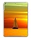 Cheap price iPad Air cases Sunset Small Sailboat PC Black Custom iPad Air Case Cover