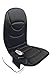 Roadpro RP-1368HM 12V Heated Seat/Back Cushion with 5 Powerful Motors for Upper and Lower Back Massages, Black