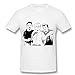 PCY Men's Personalised Custom Trailer Park Boys Inks Best Graphic T-shirts White