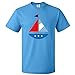 Inktastic Sailboat T-Shirt Medium Pacific Blue