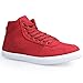 Influence Men's Seb High-Top Fashion Sneakers, RED, Size 10