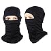 Flammi Unisex Multi-Purpose Sports Balaclava Warm Full Face Neck Masks Helmet Ski Masks for Cycling Riding Winter Warm Windproof Summer UV Protection (Free Size,Polyester,Black + Black Color,2-pack)