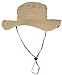 Tropic Hats Men's Wide Brim Floppy Safari Hat W/Snap Up Sides (One Size) - Khaki